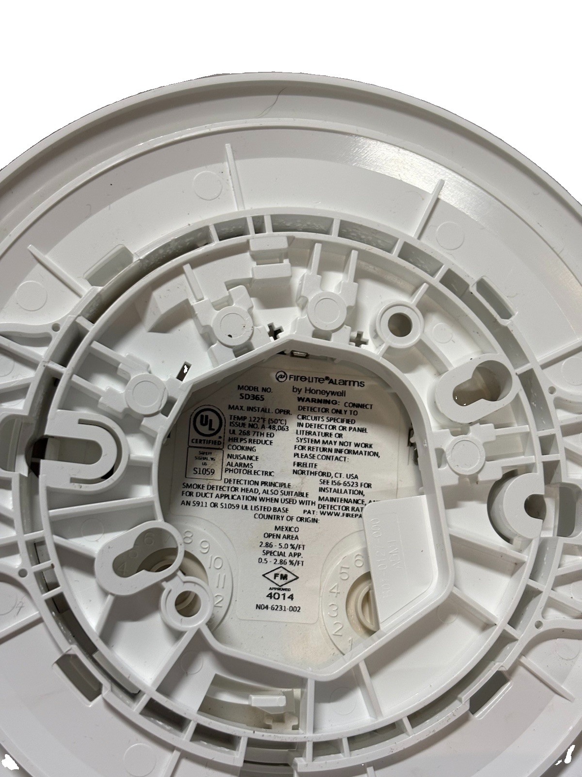 (Lot Of 4) Fire-Lite SD365 Intelligent Photoelectric Addressable Smoke Detector