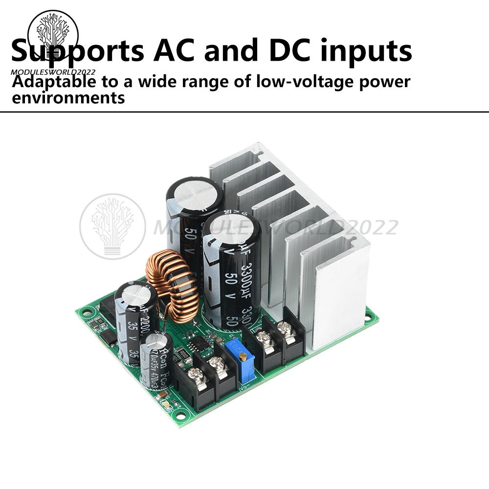 AC 5-25V/DC 8-38V To DC 3.3-32V Buck Power Module Adjustable Voltage Regulator
