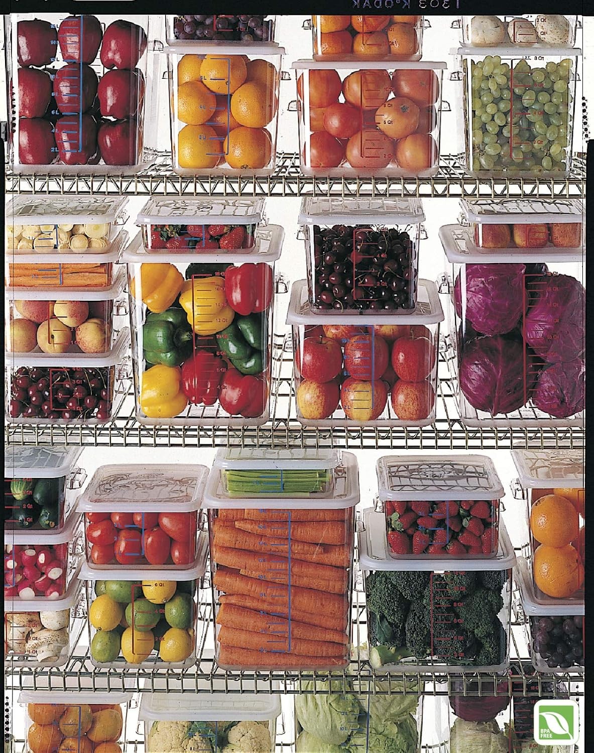 Rubbermaid Commercial Products Large Lid For 12/18/22 Qt. Plastic Space Saving S