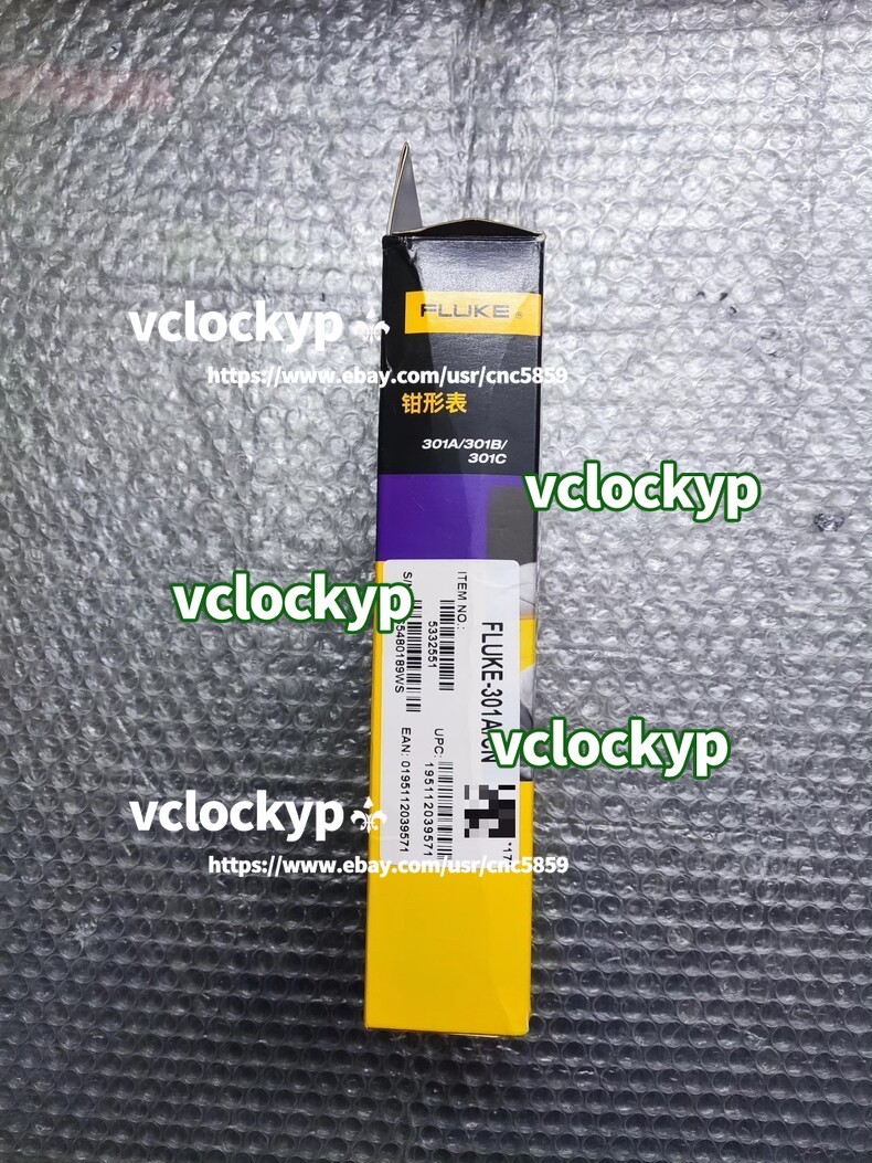 1PC New Fluke 301A/301A+ Digital AC Clamp Meter Handheld Voltage Current Tester
