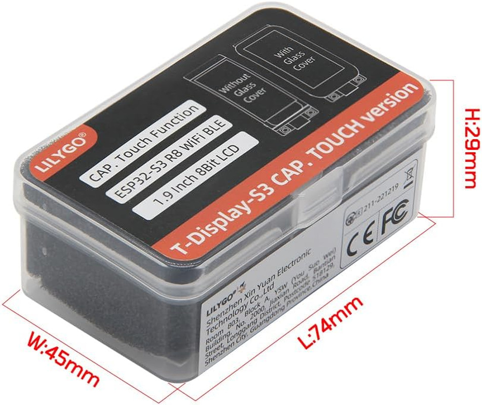 LILYGO T-Display-S3 ESP32-S3 1.9 Inch ST7789 LCD Display TTGO Development Board