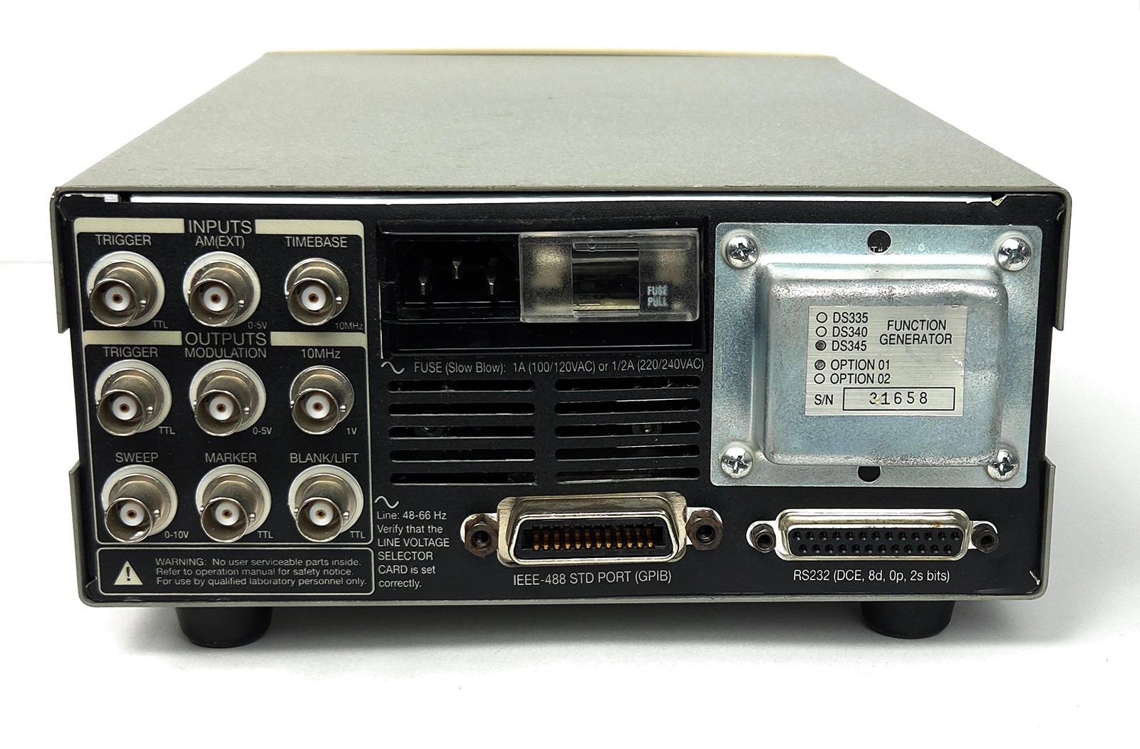 Stanford Research DS345 30MHz Synthesized Function Generator with GPIB