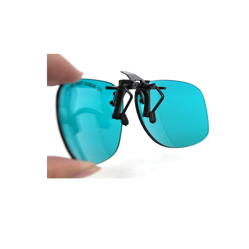 190-380&600-760nm OD4+Anti-Red light /UV Absorption Laser Protection Clip Mirror
