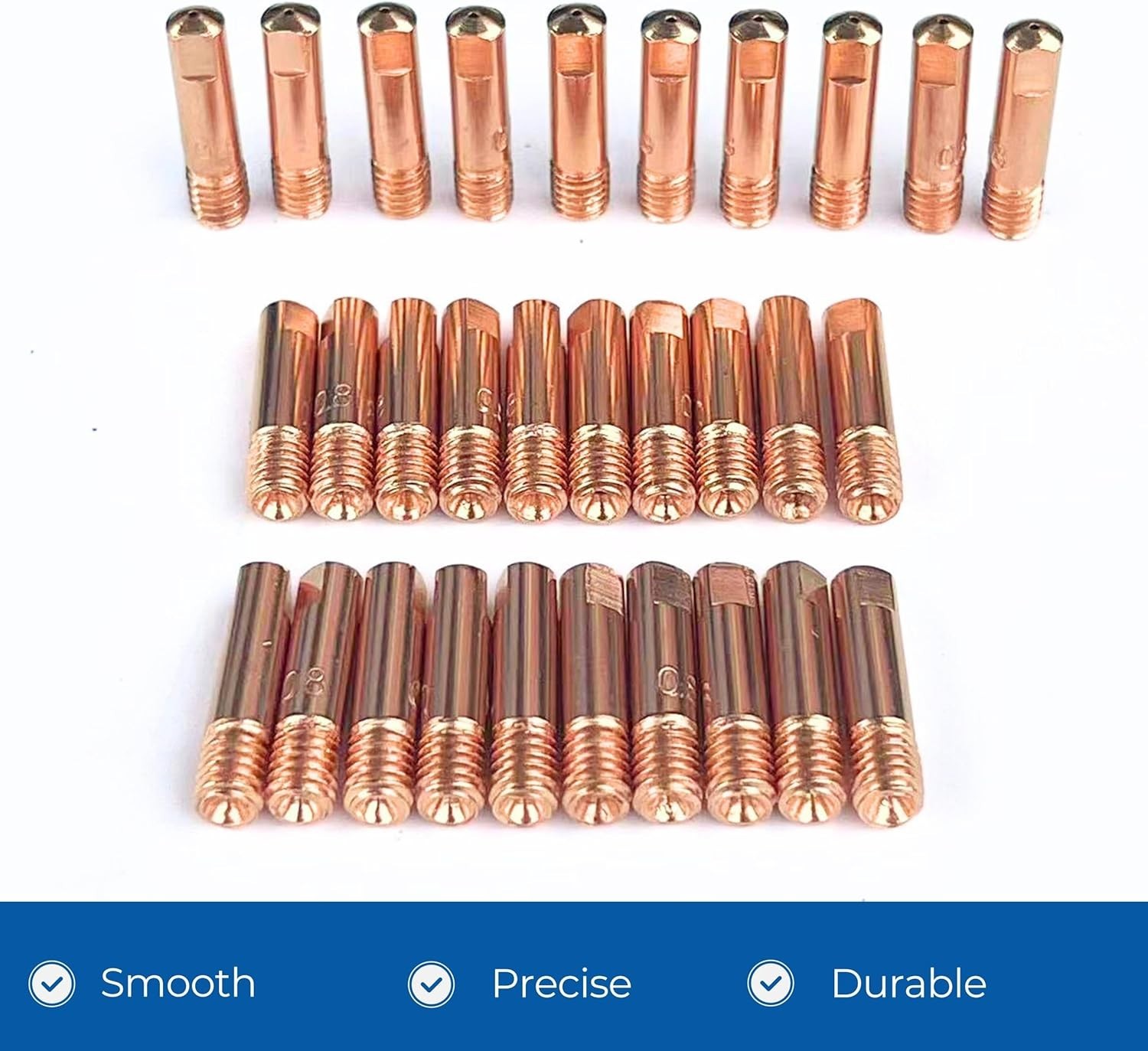 Mig Welder Tips 30-Pack Welding Tips .035″ Contact Tip for Mig Welding Gun