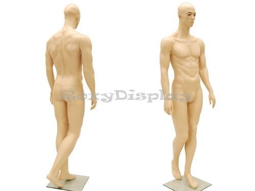 Male Fiberglass Realistic Mannequin Dress Form Display #MC-MIK07F