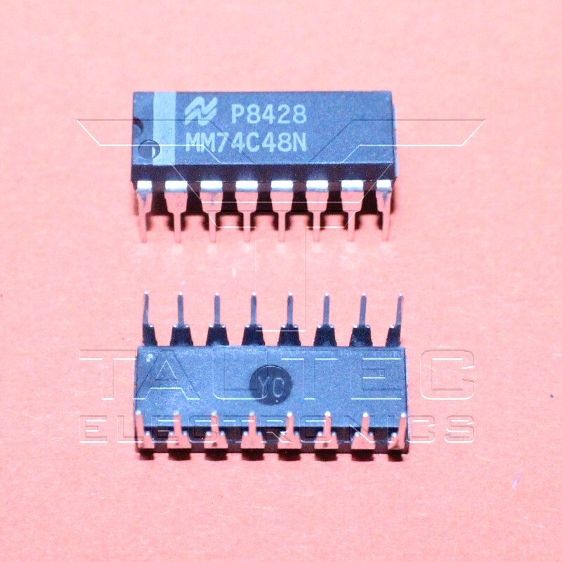 5 PCS MM74C48N NSC BCD-TO-7 SEGMENT DECODER LED DRIVER 5 PCS.