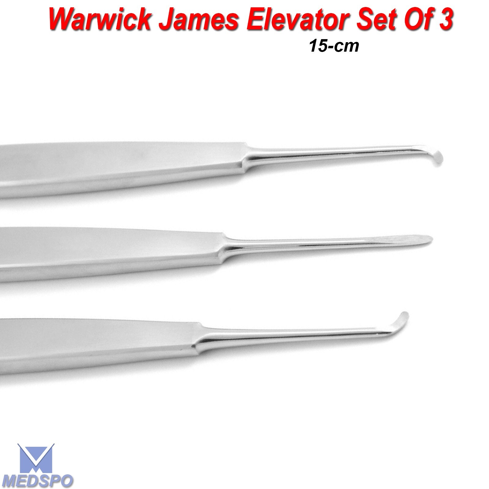 Dental Warwick James Surgical Coupland Elevators Root Tooth Extraction Tools Kit