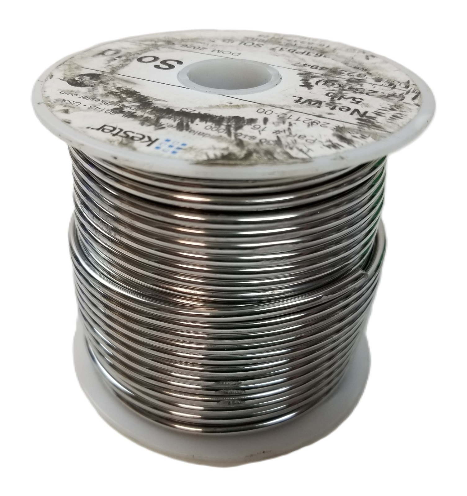 5lb Kester 16-6337-0125 Solder .125″ 3.2mm 63/37 Sn63 Pb37 Solid 8AWG 2.26kg NEW
