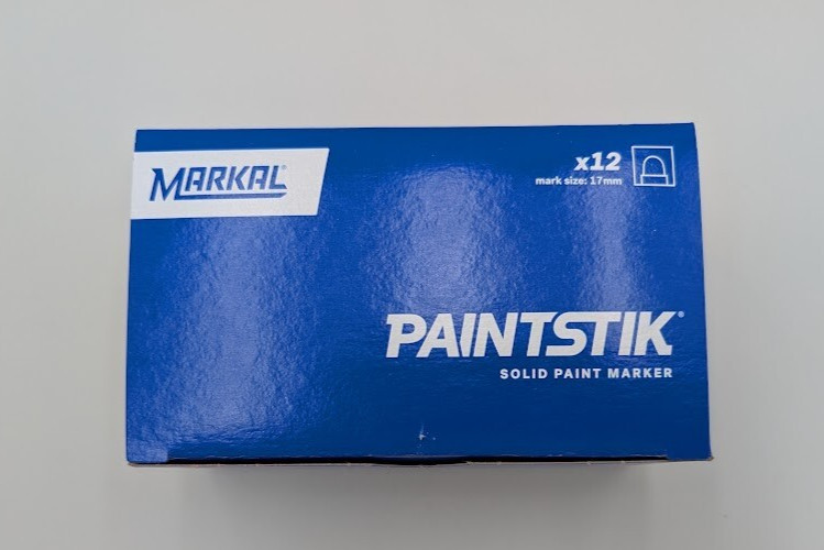 Markal Paintstik Original B – White, 1 pack – 12 Qty