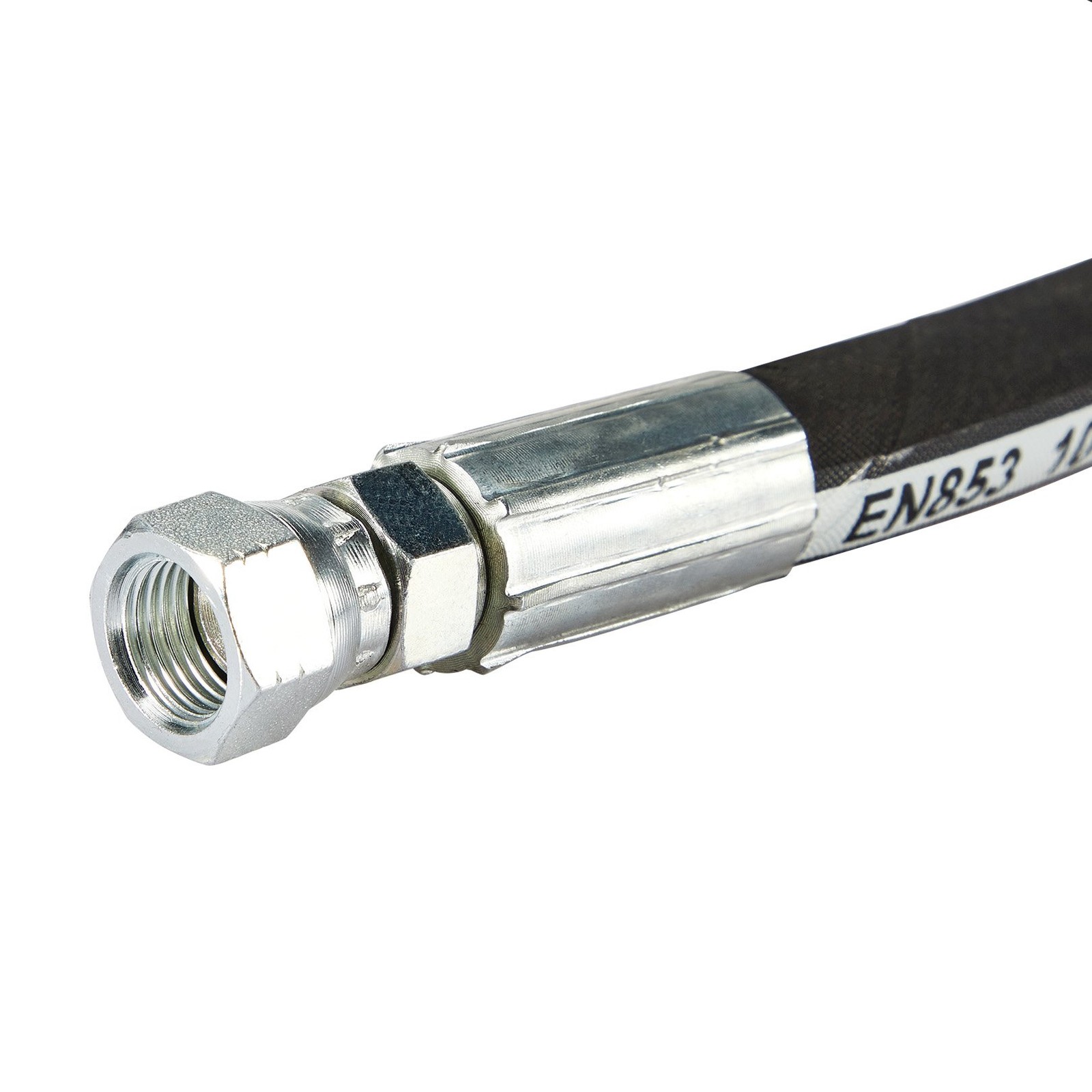 18″/24″/36″ – 3/8″ Hydraulic Hose #6 JIC Female Straight Swivel Fittings