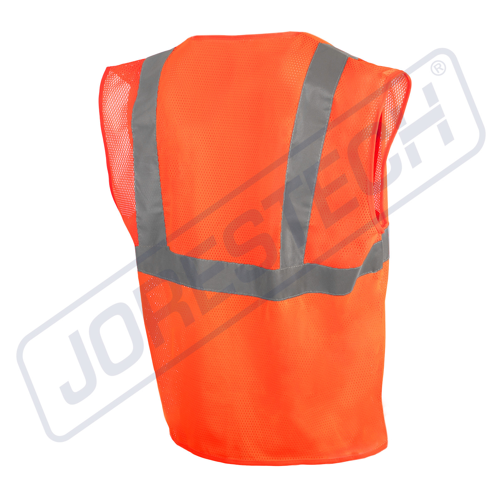 SAFETY VEST ANSI CLASS 2/ Reflective Tape/ High Visibility Orange JORESTECH