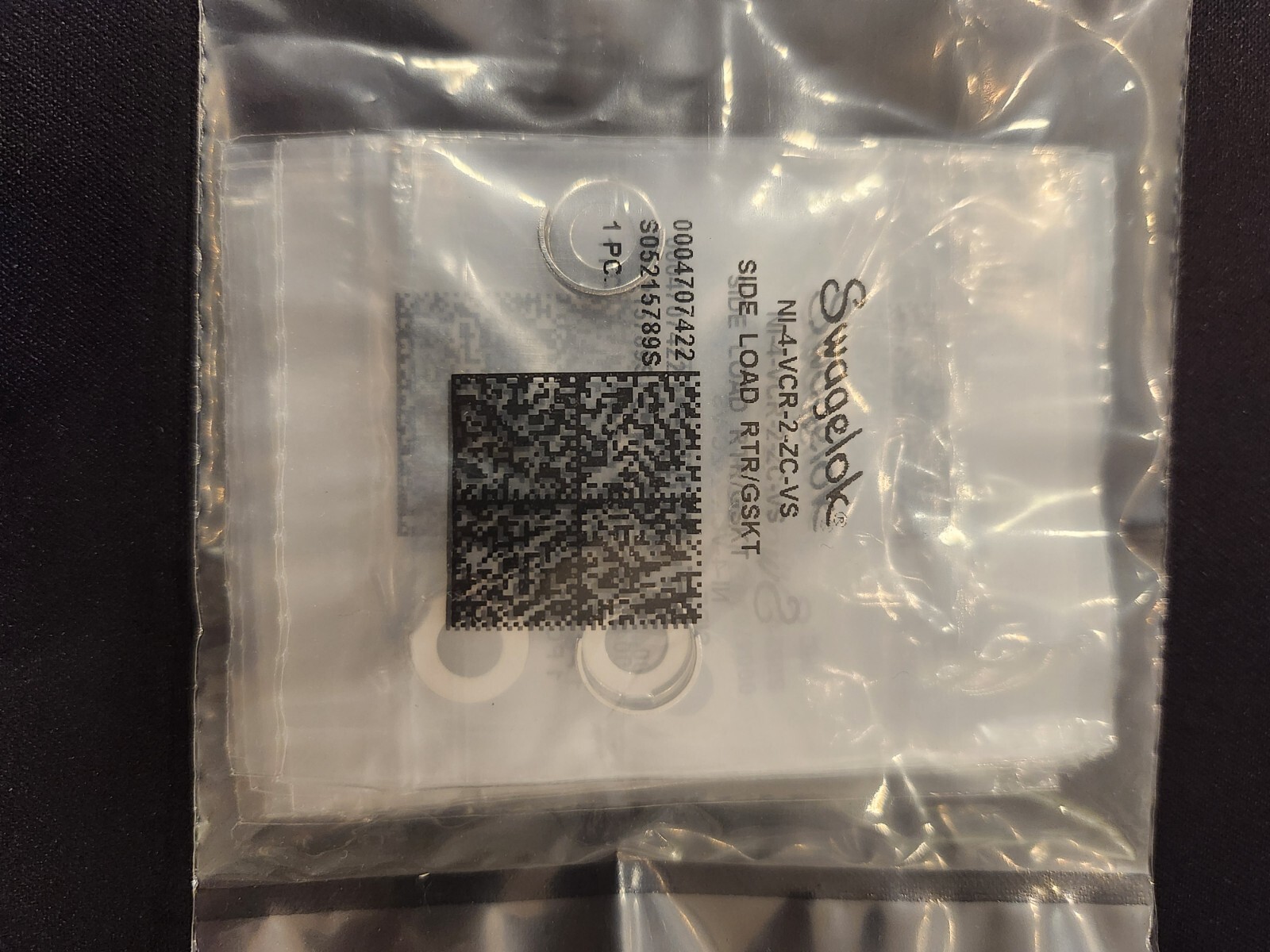 20 Pack – Swagelok NI-4-VCR-2-ZC-VS Nickel VCR Face Seal Fitting 1/4 in Gasket