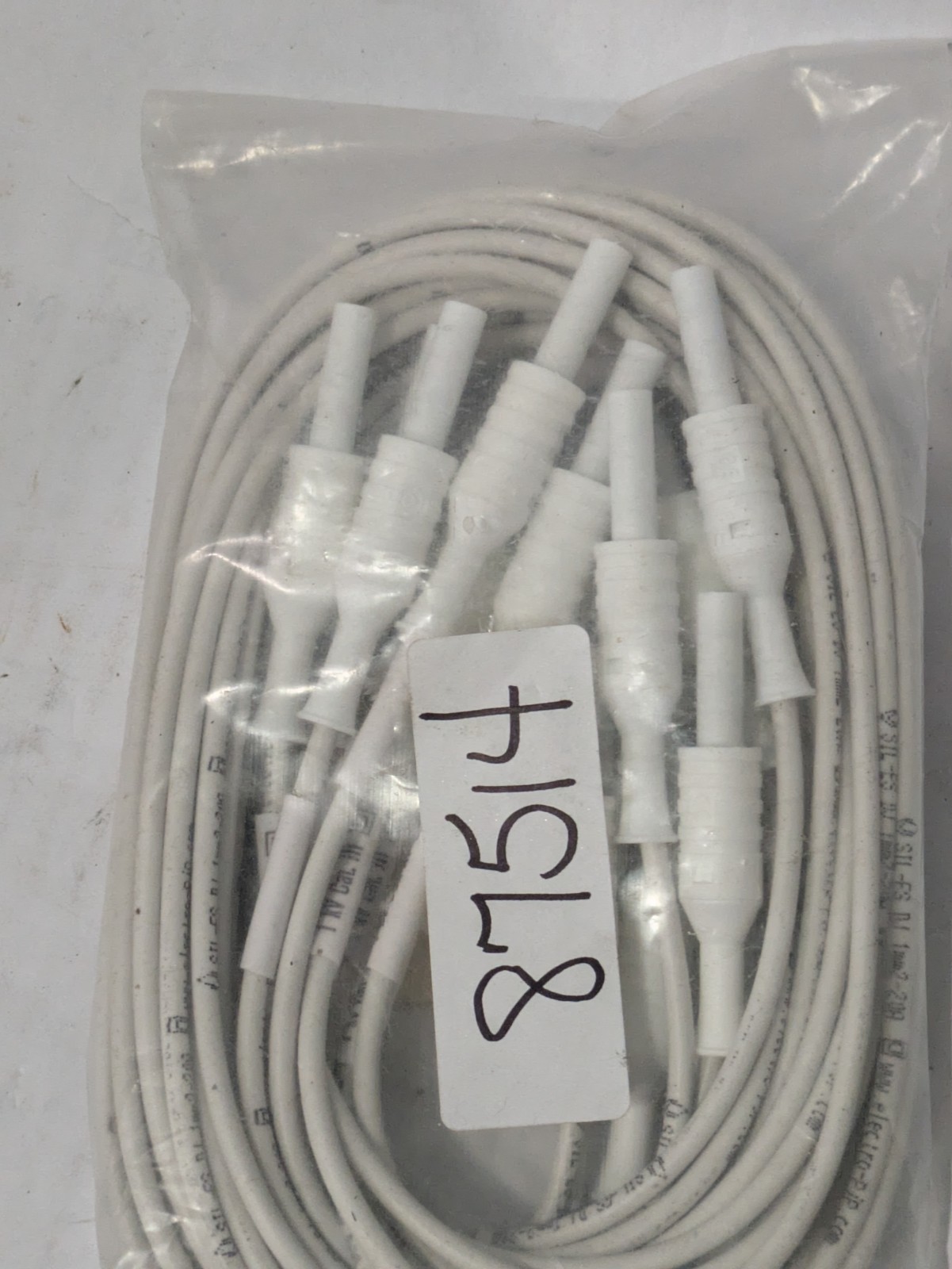 Cal Test Electronics CT2996-100-9 4mm Banana Plug Test Leads 100cm White 10-Pack