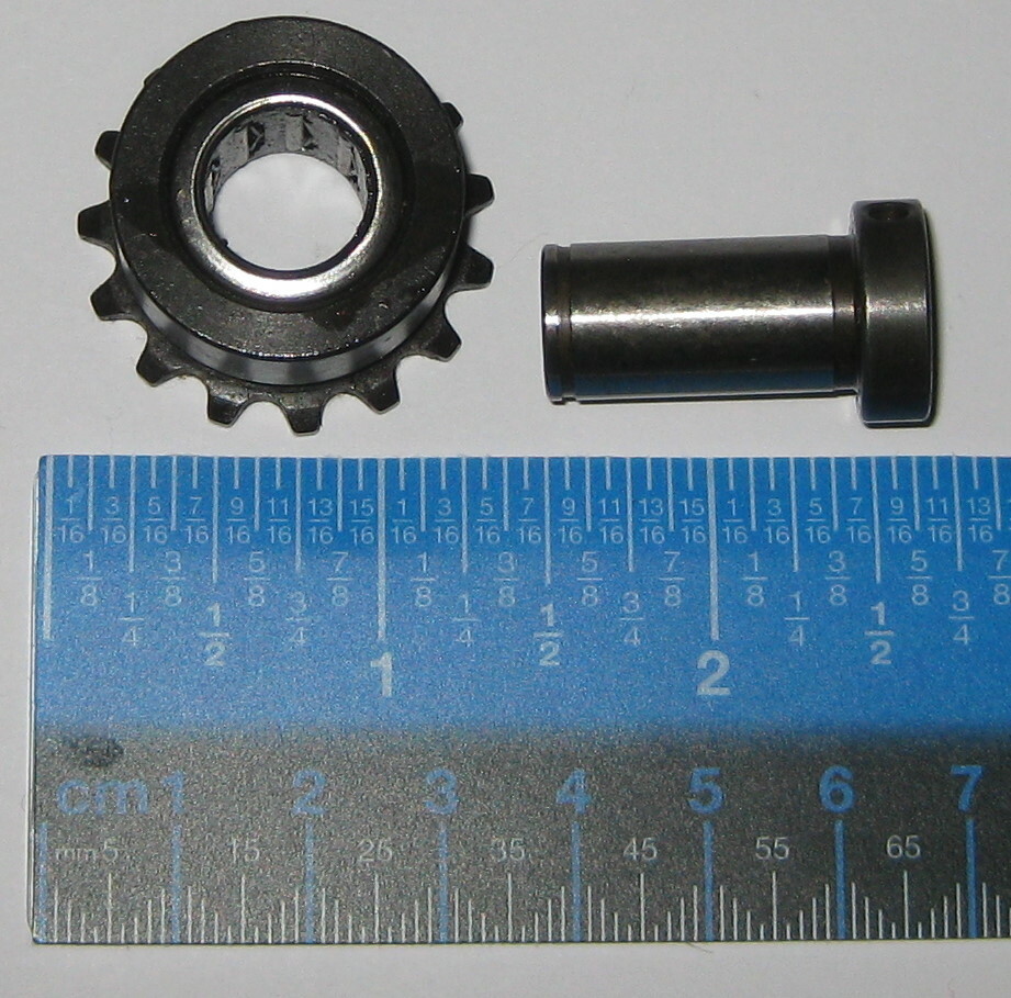 One Way Needle Roller Bearing w Sprocket – Anti Reverse Bearing Freewheel Clutch