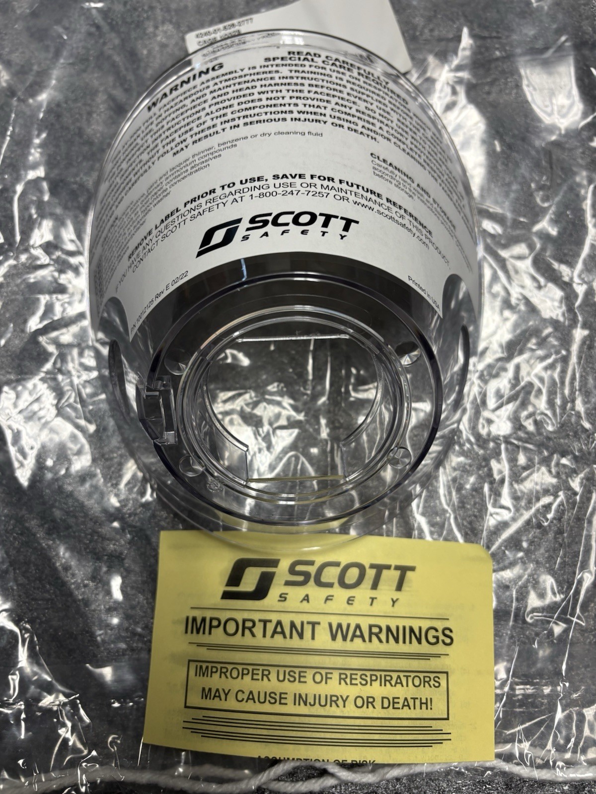 Scott AV3000 Replacement Facepiece Lens P/N 805345-01