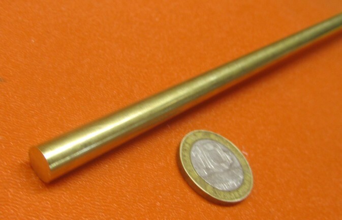 360 Brass Rod 5/16″ (.312″) Diameter x 24.0″ Length, 2 Pcs, 4 Ft