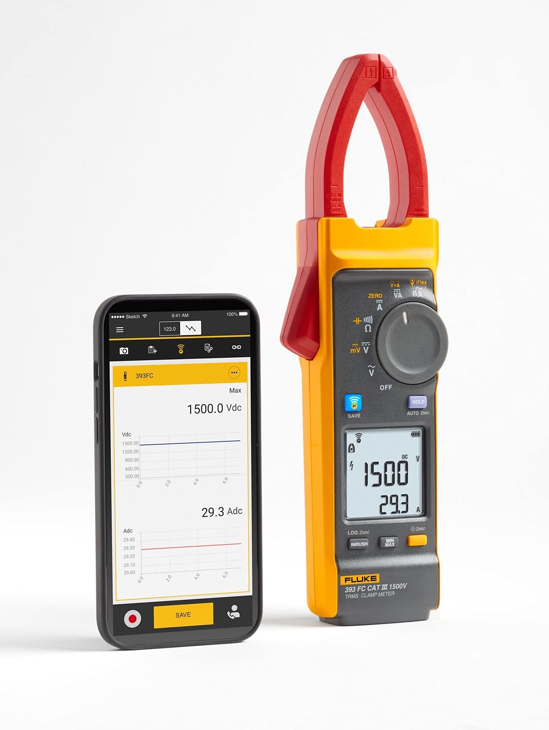 Fluke 393FC Wireless Clamp Meter 5274864