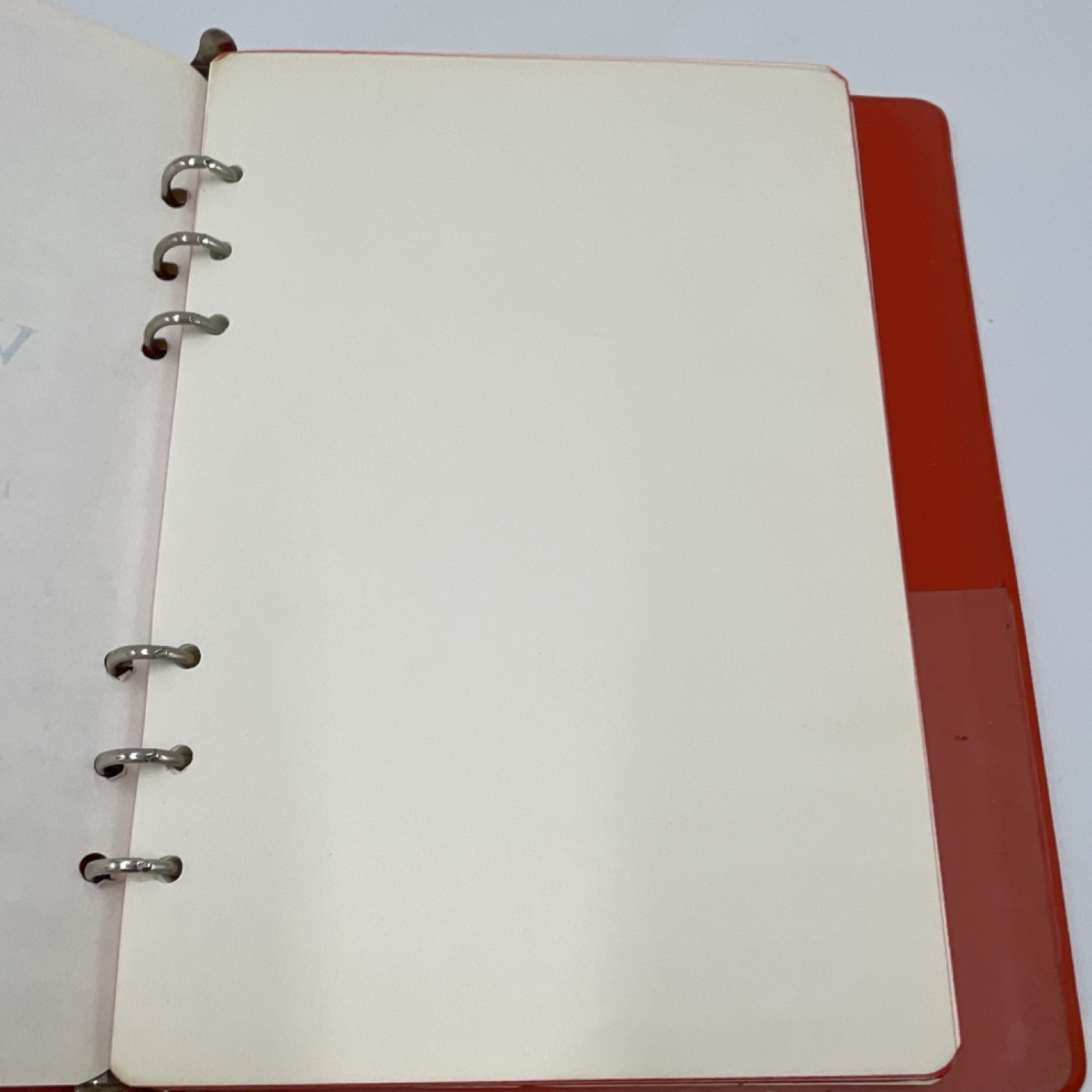 VINTAGE 1970s Tupperware Red Daily Use Binder 50 Sheet Capacity