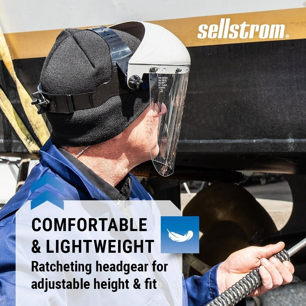 301 Advantage Series Face Shield – Lightweight Protection for Grinding & Cutting