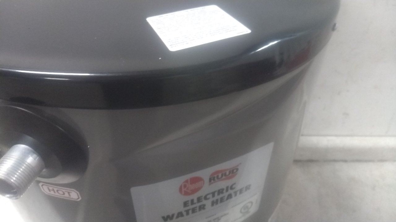 Rheem EGSP15 15 Gal Tank Capacity 120VAC 3000W Electric Water Heater