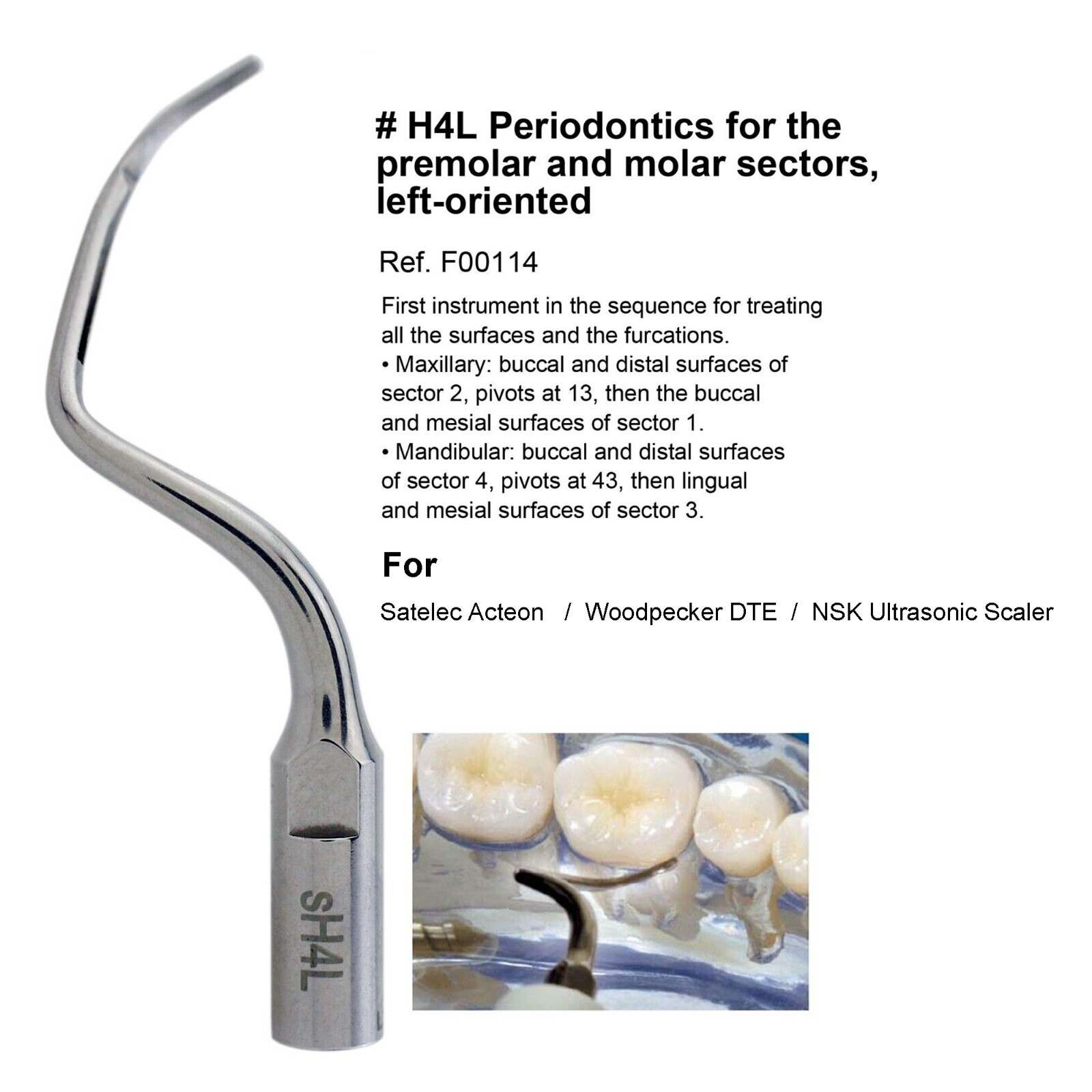 Dental Ultrasonic Scaler Handpiece P5 Newtron Slim B.LED For Satelec ACTEON Tips