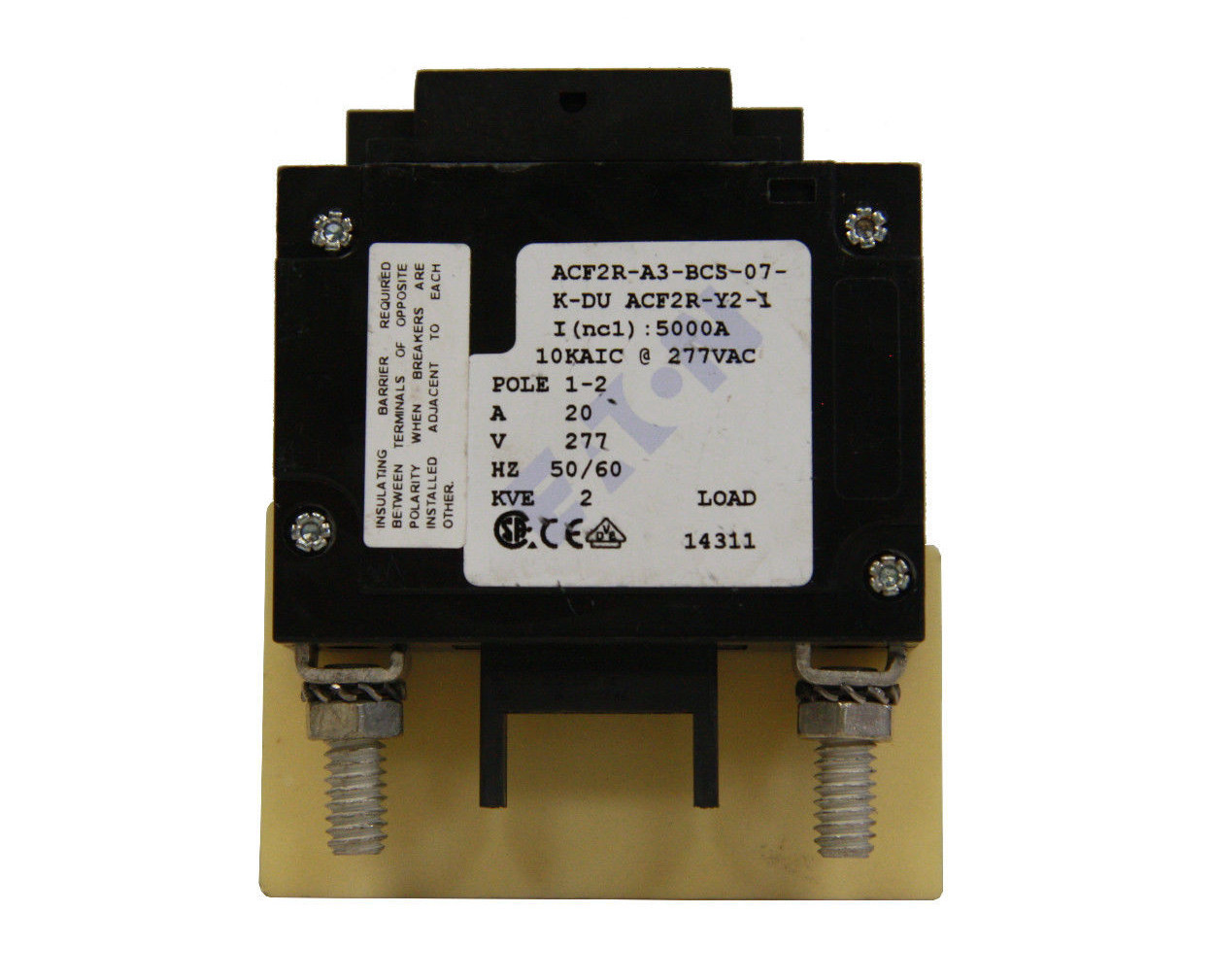 Eaton ACF2R-A3-BCS-07-K-DU ACF2R-Y2-1 Rocker Breaker 20A 277VAC New