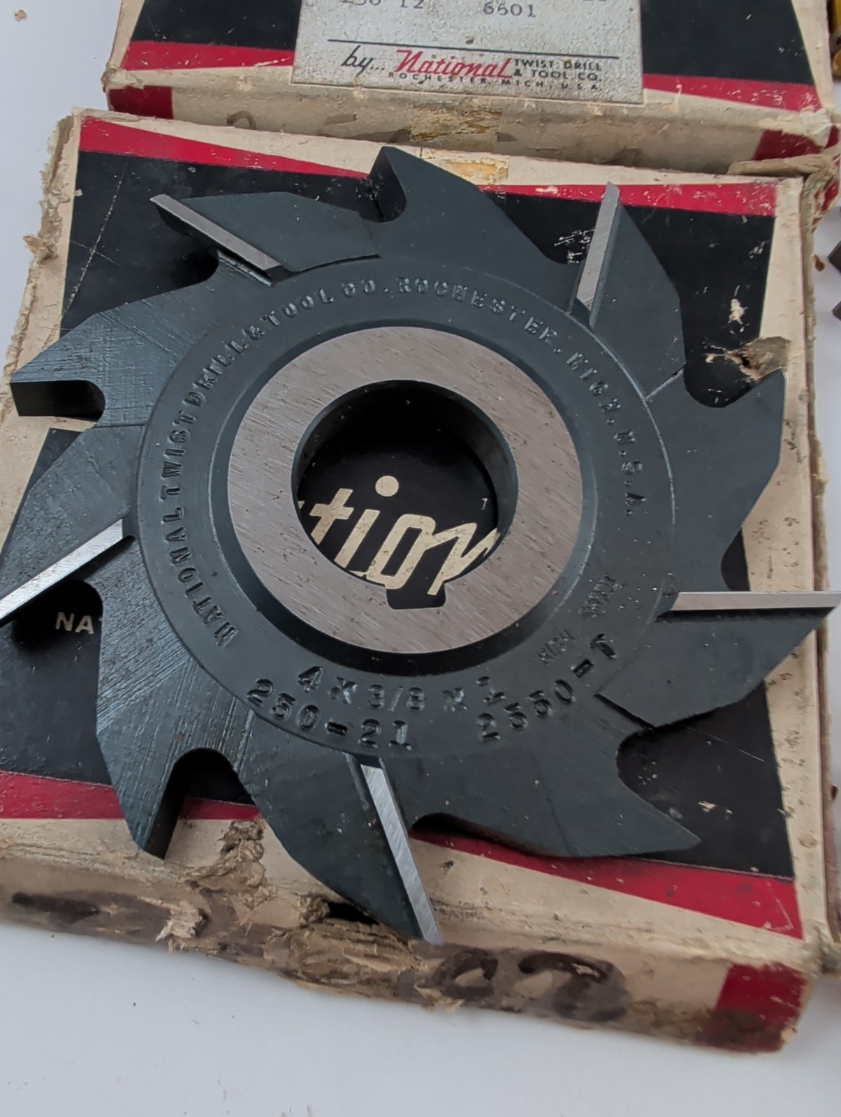 USA Made 1″ Arbor Hole Side Mill Cutter Lot HSS 3″ 4″ Horizontal Milling