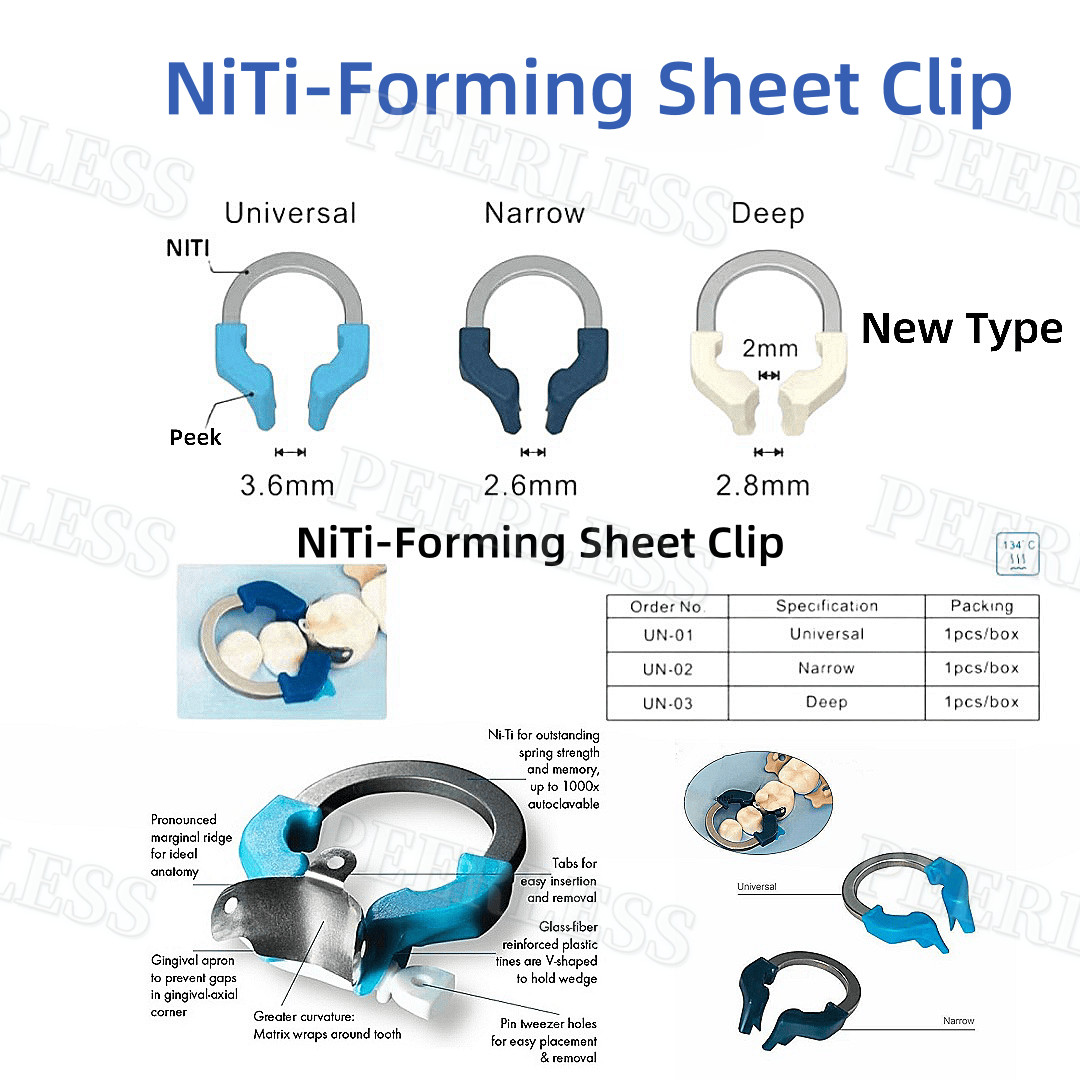 Dental Matrix Bands Ring Sectional Matrice Clamp Fit Garrison Palodent V3 System