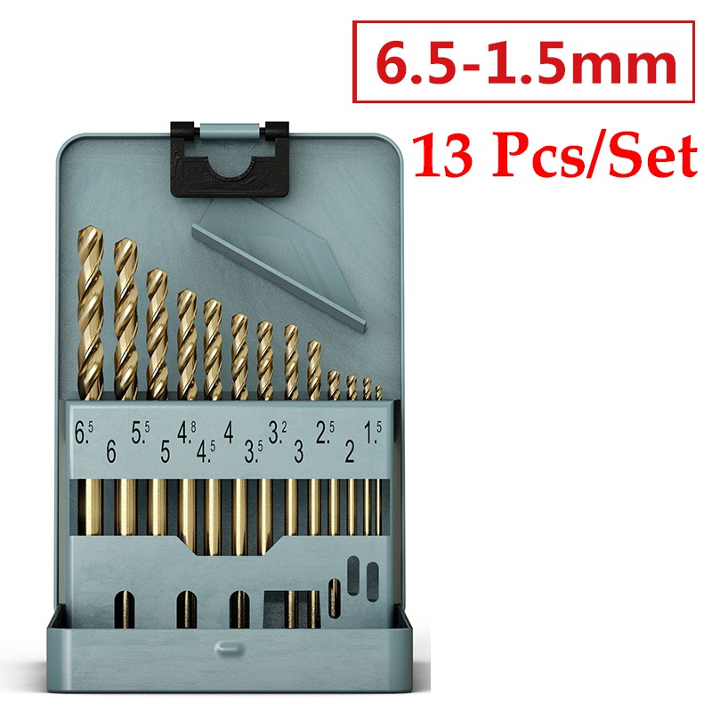 Twist Drill Bit M35 HSS-CO Cobalt Drill Bits For Drilling Stainless Steel 1~20mm