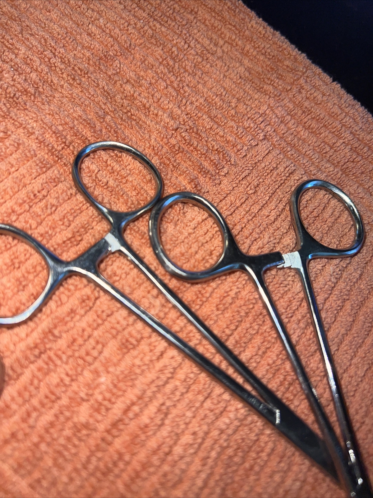 4- Pcs Backaus Towel Clamp Forceps 3 -5” 1- 5.5″ Surgical Dental Instruments