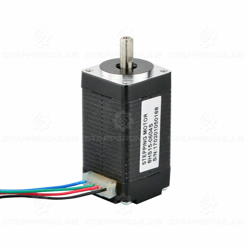 Nema 8 Stepper Motor Bipolar 1.8deg 4Ncm(5.7oz.in) 0.6A 20x20x38mm 4 Wires CNC