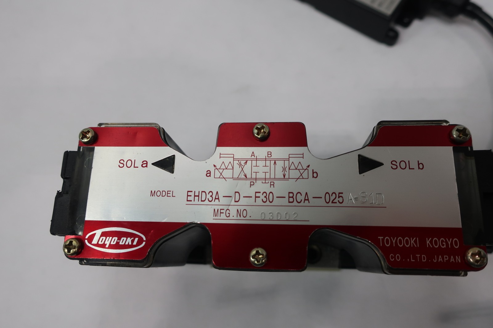 Toyo-oki EHD3A-D-F30-BCA-025A-S1D ECAD-MS-S1D Control Valve