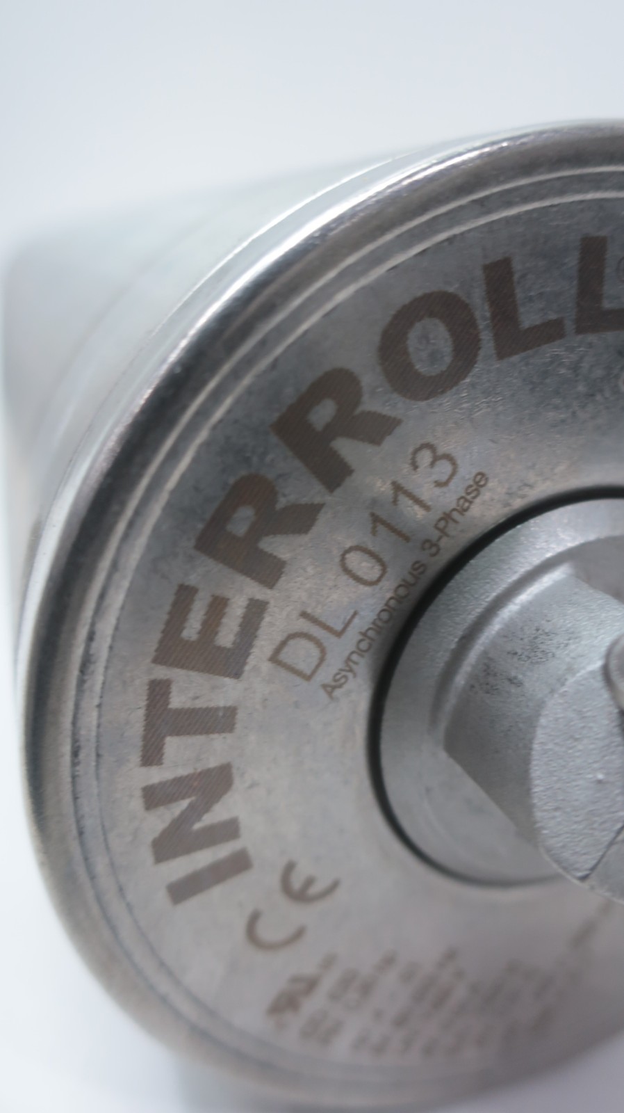 Interroll DL 0113 Drum Motor 1660rpm 22.75in 4.5in 0.3hp 460v-ac