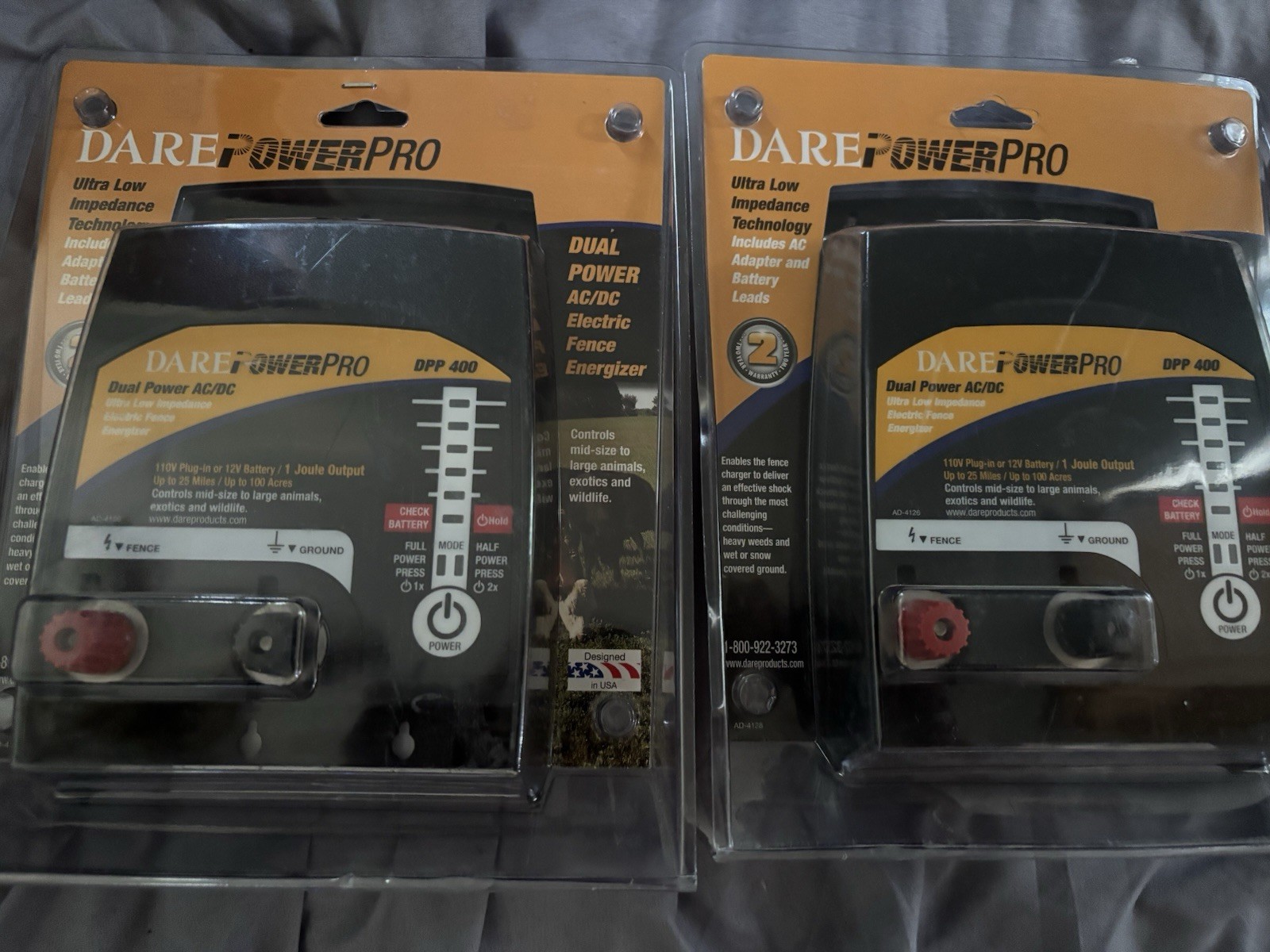 Dare Pro DPP400 Ultra Low Impedance PowerProSeries Eletric Fence Energizer 25 mi