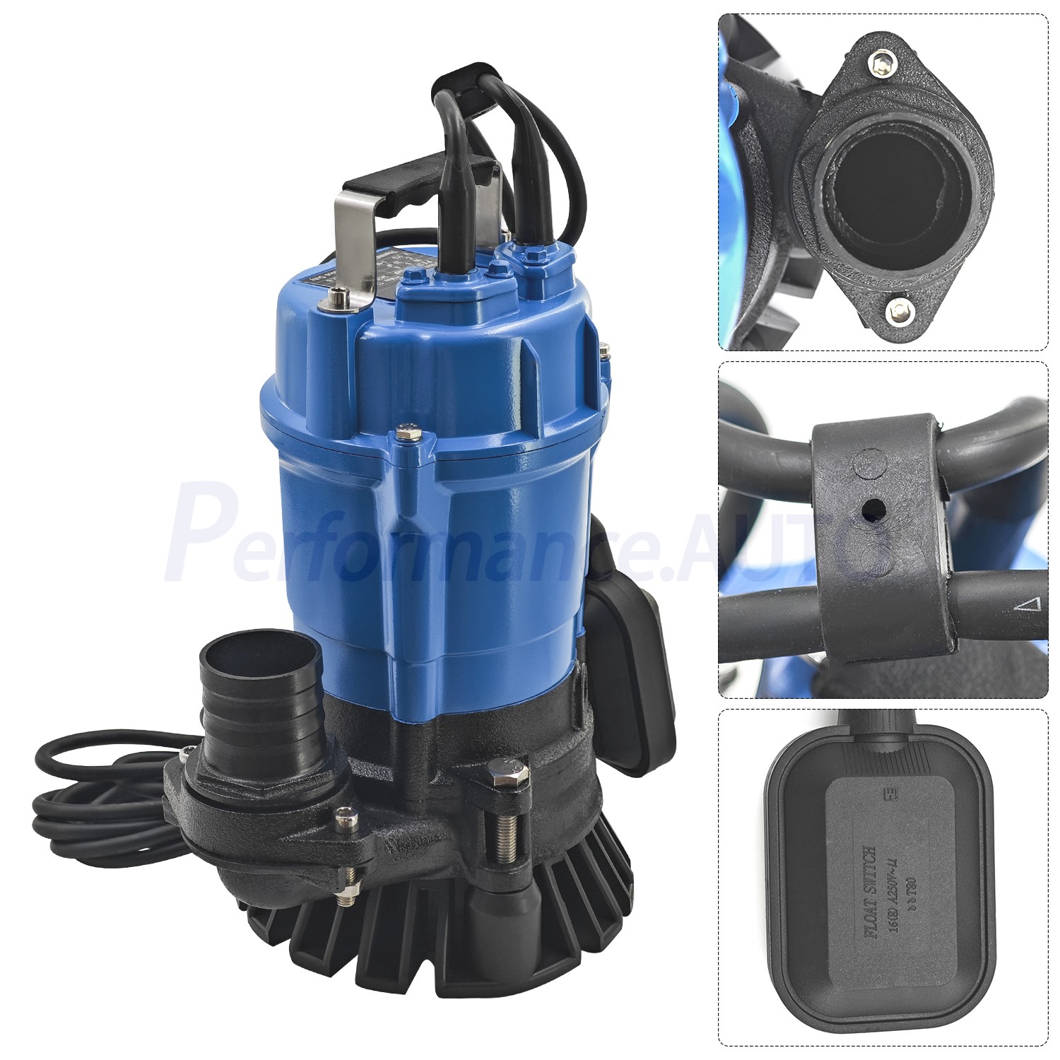 For Tsurumi Pump HS2.4S-62 Submersible Trash Water Pump 3000 GPH 1/2 HP 2» New