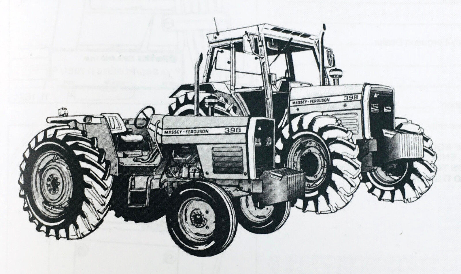 Massey Ferguson 340 350 355 360 362 365 375 383 Tractors Owners Operators Manual