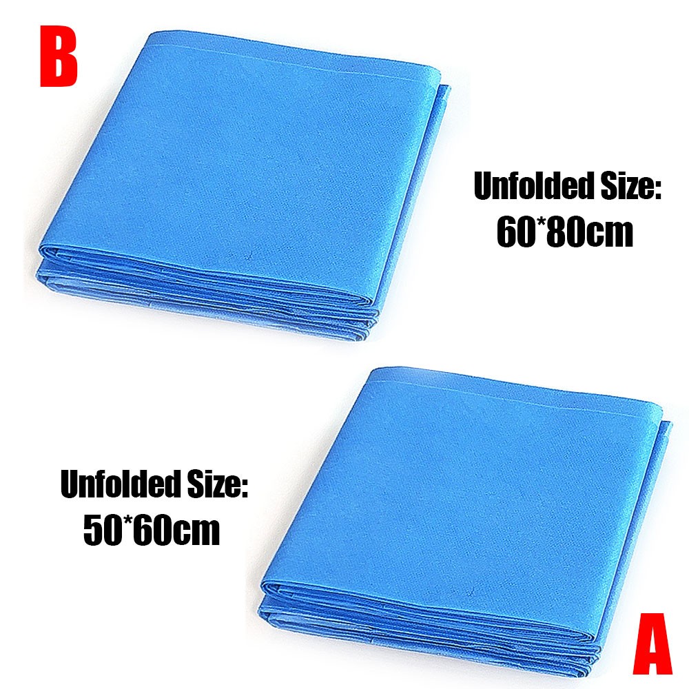 1Pack Disposable Surgical Drapes Sterile Blue Non-woven Waterproof/Oil-Proof
