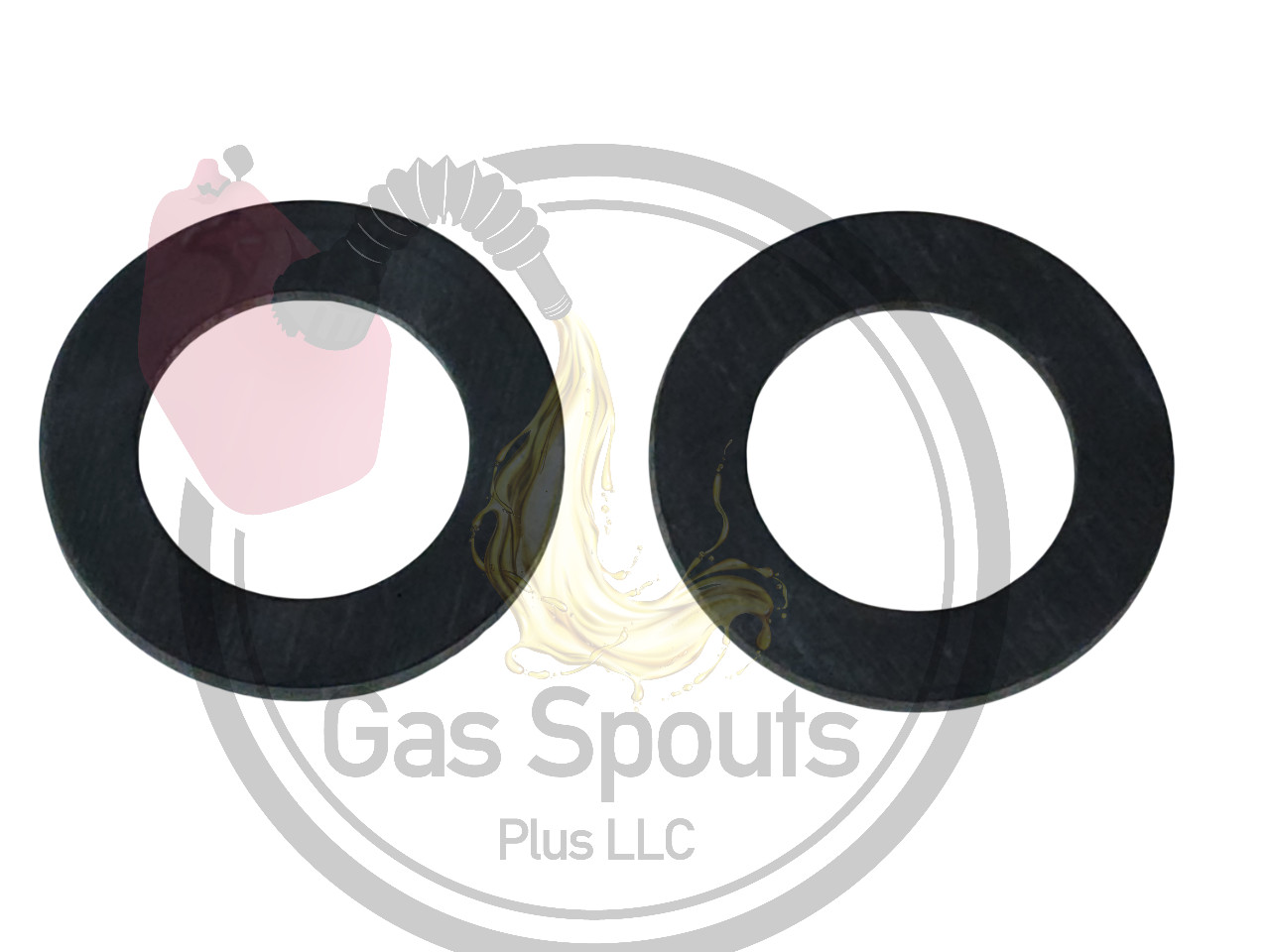 2-Pack Chilton Gas Spout Gaskets “STOP LEAKS” Glue it to spout FIX YOUR CAN MAN!