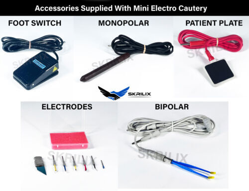 ELECTROS.URGICAL HEALOCATOR MINI CAUTERY WITH SUPPLIED MINI ELECTRO Bipolar & Un