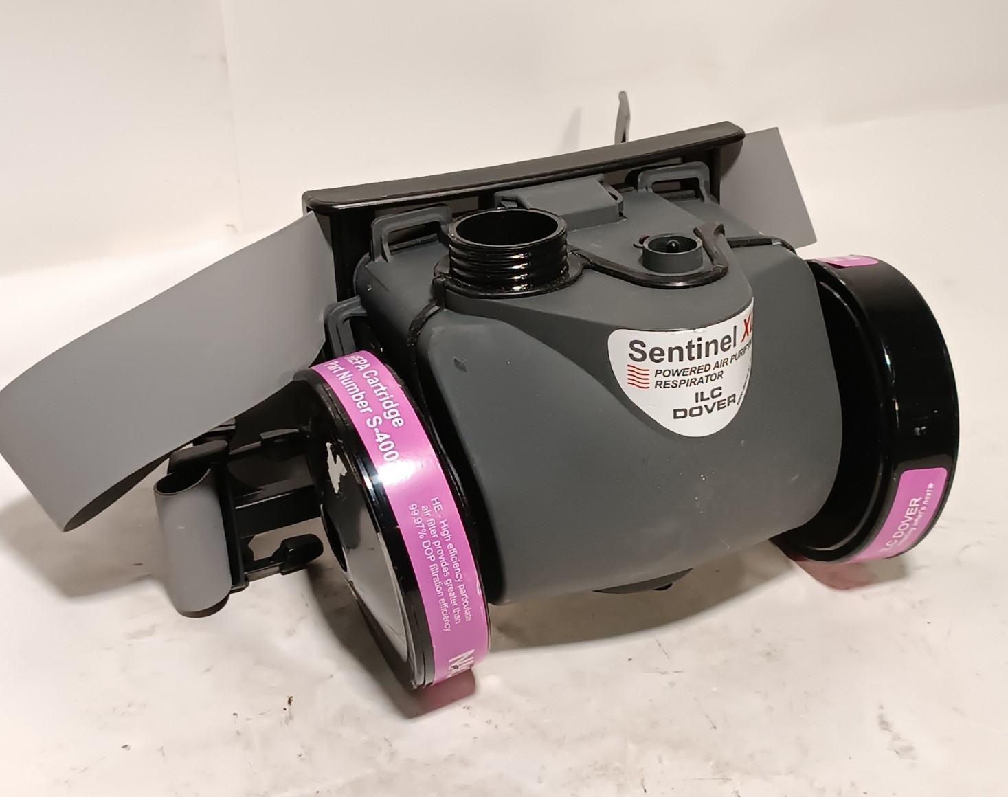 ILC Dover S-2002 Sentinel XL PAPR w/ S-2003 Rechargeable Battery, Belt, Filters