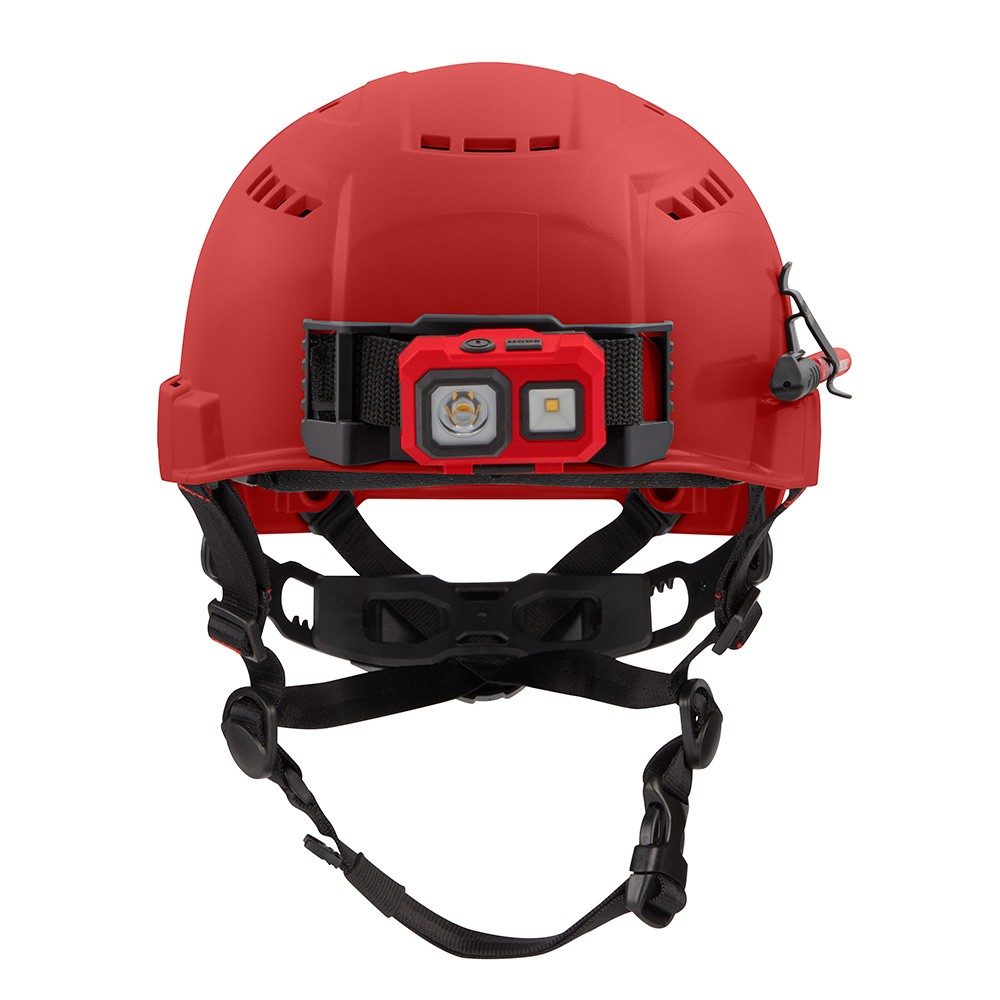 Milwaukee 48-73-1308 BOLT Red Safety Helmet (USA) – Type 2, Class C, Vented