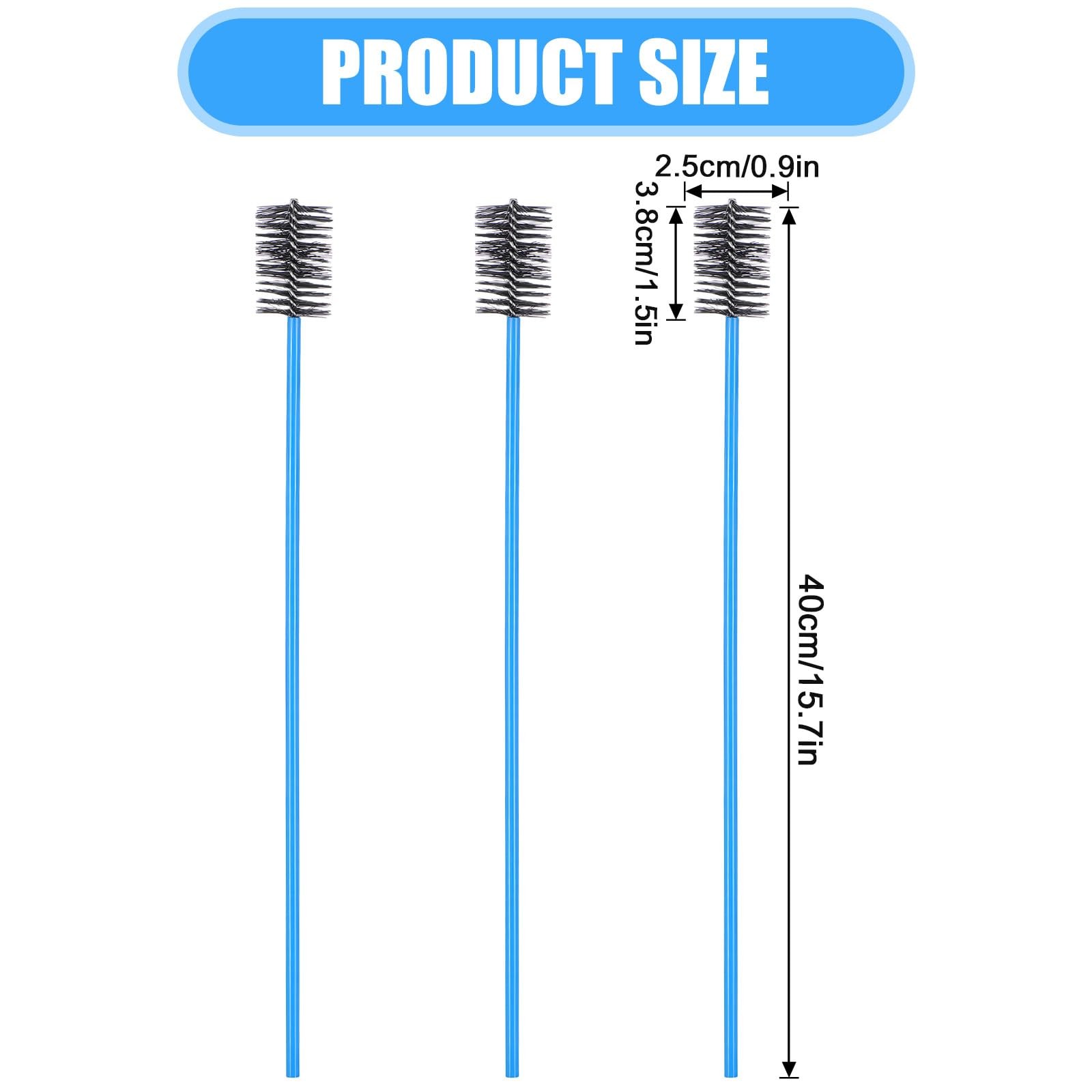 3 Pcs AC Drain Line Cleaner, Pipe Cleaners Condensate Pump Brush HVAC Condens…