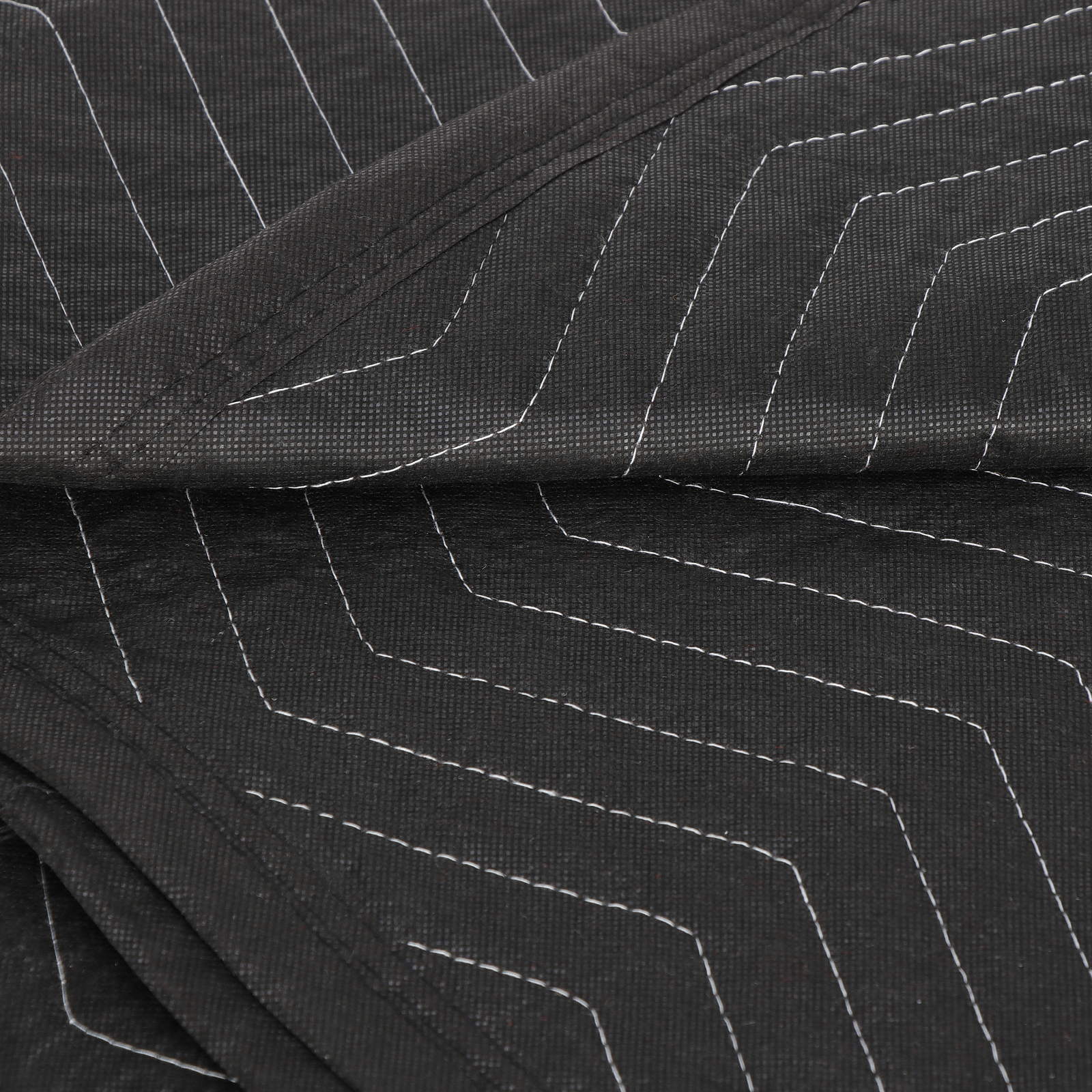 24 Pack Moving Blankets 80″ x 72″ Pro Economy Shipping Furniture Pads Black