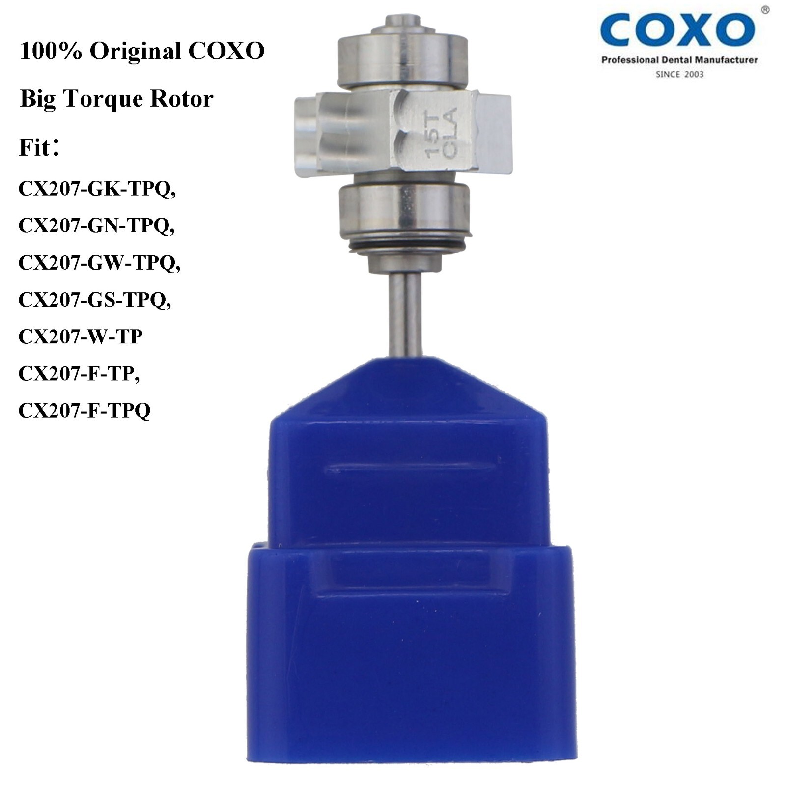 BEING COXO Dental Handpiece Rotor Turbine Cartridge CX207-G F 302PQ 303PBQ45 K N