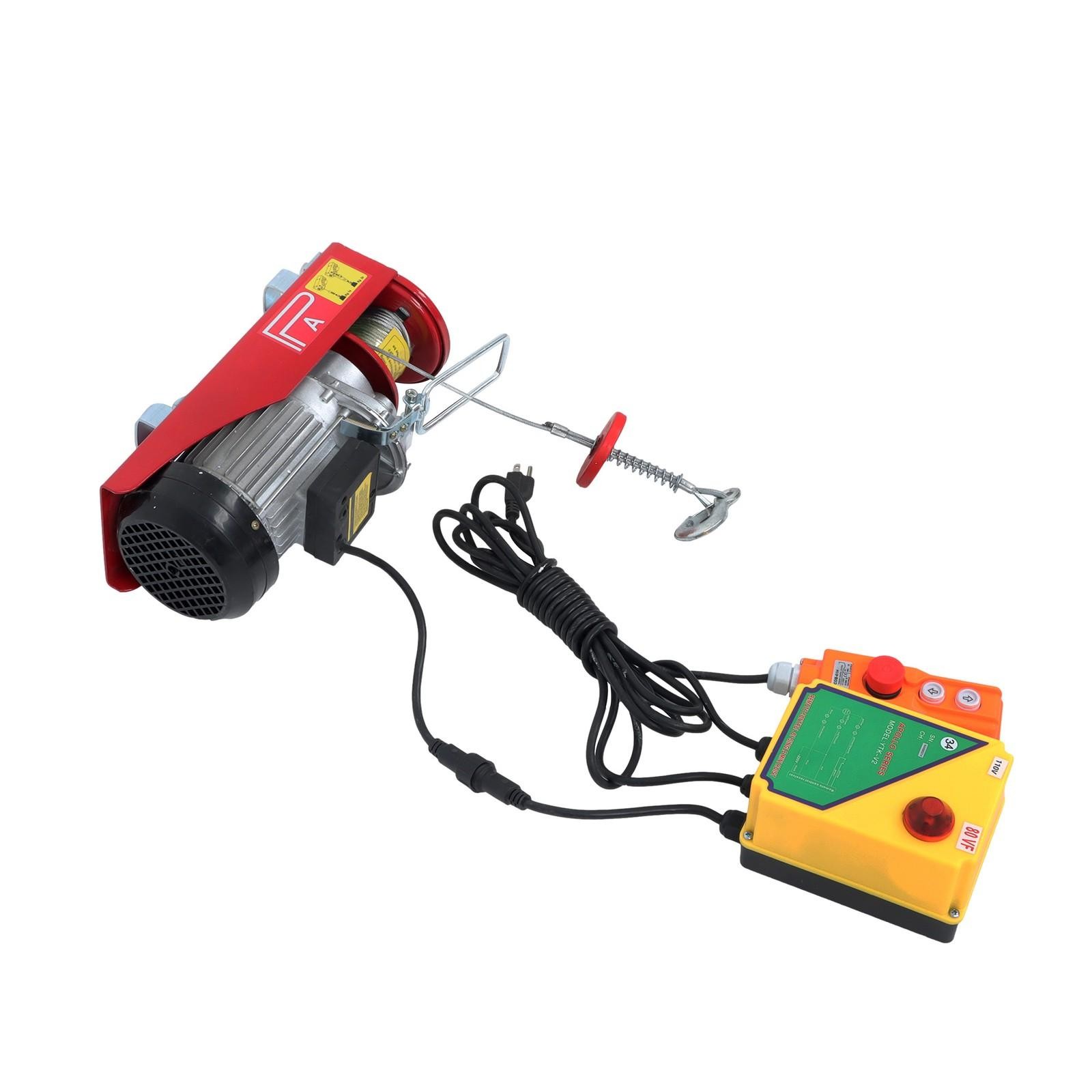 1320lbs Electric Hoist w/ Wireless & Wired Dual Control 40ft/20ft Lifting Height