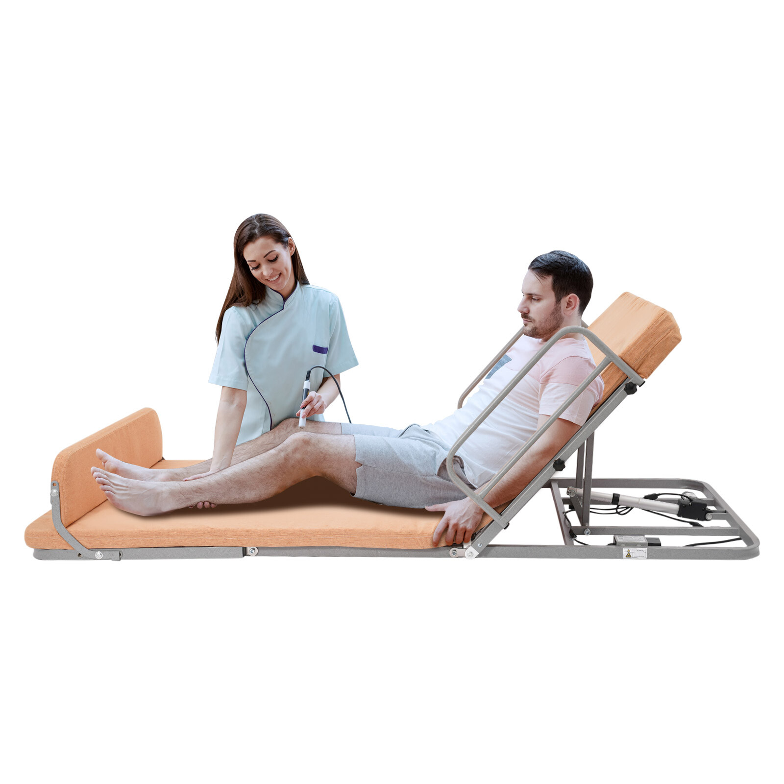 Electric Lifting Bed Backrest w/ Mattress Adjustable Back Rest Support Powered