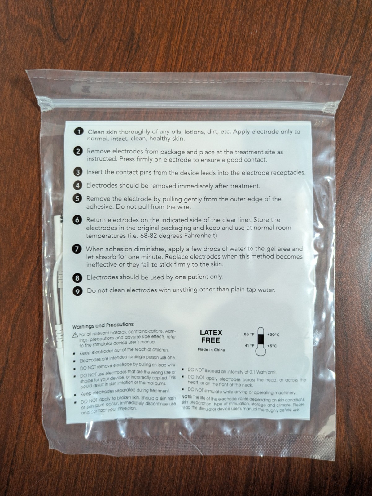 1 sealed pack of 4 ZYNEX Medical Electrodes 2” round Part #300027 reusable