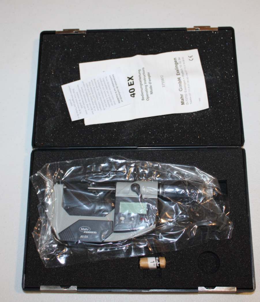 Mahr Federal 40EX 4150581 Digital Micrometer; 1–2″ Range NEW
