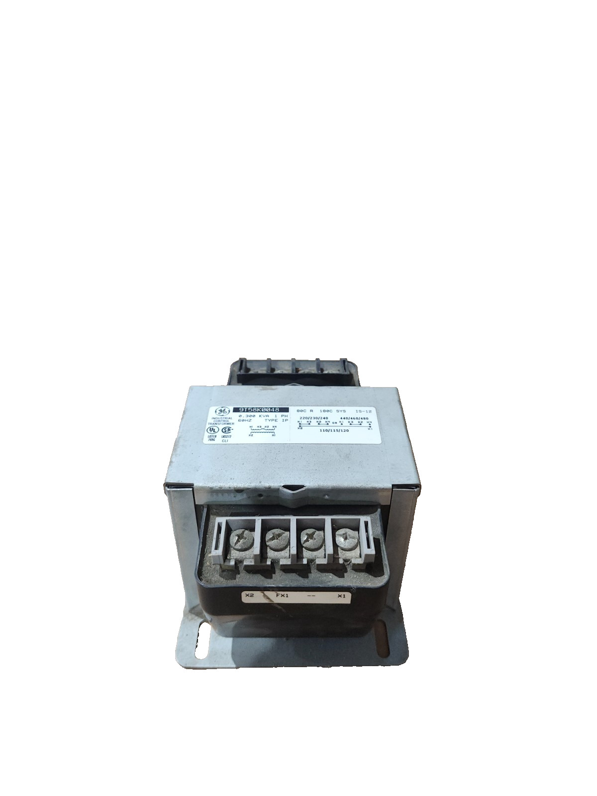 NEW IN BOX GE CORE & COIL TRANSFORMER PH 1, 60HZ, 240X480 120V, 9T58K0048