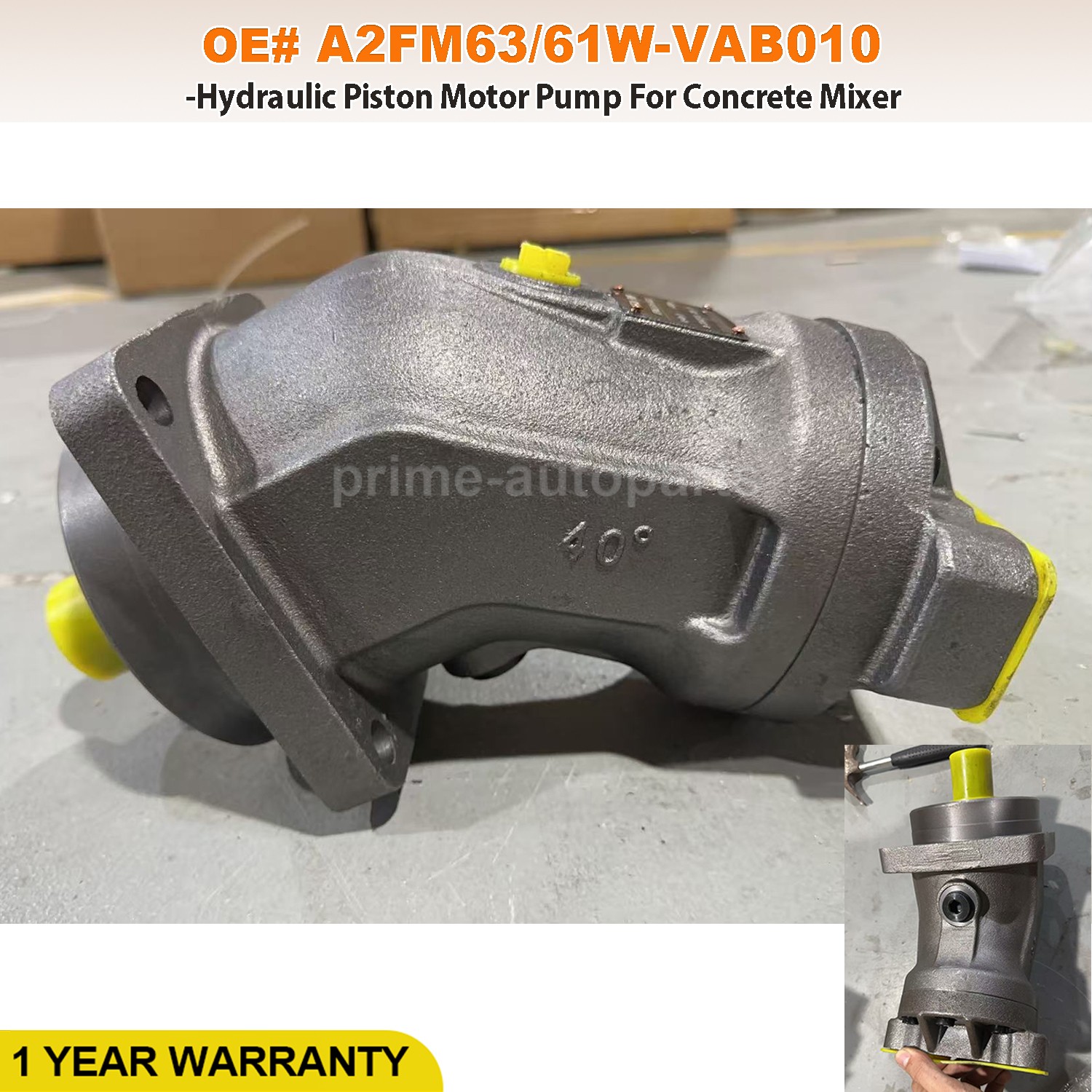 NEW A2FM63/61W-VAB010 Hydraulic Piston Motor Pump For Concrete Mixer A2FM63/61W